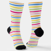 Chaussette Jolies rayures colorées (Angulaire)