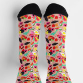 Chaussette Jolies valentines rose bonbons & coeur (Haut)