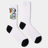 Chaussette Jolis amis Dalmatien/Papillon (Droite)