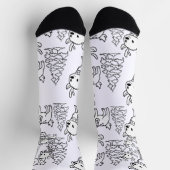 Chaussette Jolis rennes de Noël (Haut)