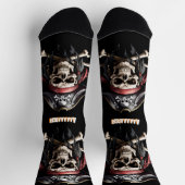 Chaussette Jolly roger d'horreur moderne (Haut)