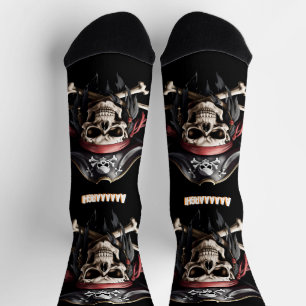 Chaussette Jolly roger d'horreur moderne
