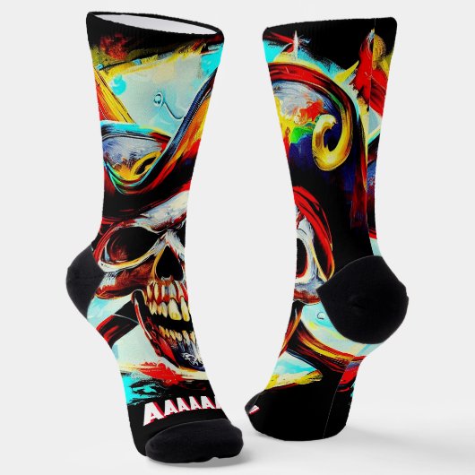 Chaussette Jolly roger moderne (Angulaire)