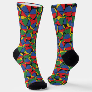 Chaussette Jongleur Jongler des boules à motif