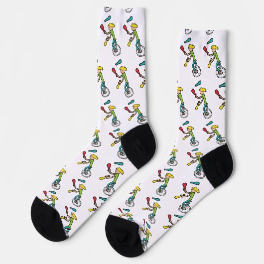 Chaussette Jongleur monocycliste (Gauche)