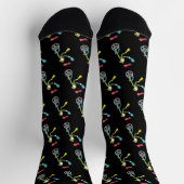 Chaussette Jongleur Stickman en monocycle (Haut)
