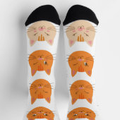 Chaussette Jote Chat face Motif (Haut)