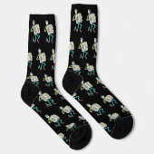 Chaussette Joueur d'accordéon Stickman (Droite)