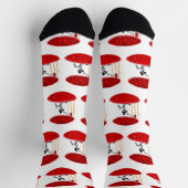 Chaussette Joueur De Cricket Dans Une Balle De Cricket, Chaus (Haut)