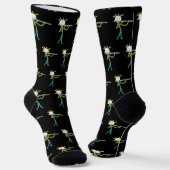 Chaussette Joueur de flûte Stickman (Angulaire)
