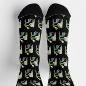 Chaussette Joueur de piano Stickman (Haut)