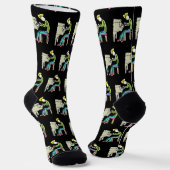 Chaussette Joueur de piano Stickman (Angulaire)