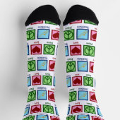 Chaussette Joueur de Trombone Peace Love (Haut)