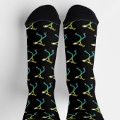 Chaussette Joueur de trompette Stickman (Haut)
