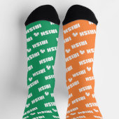 Chaussette Jour de la Saint Patrick Shamrock irlandais Odd (Haut)