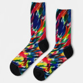Chaussette Jour d'été venteux Abstrait (Gauche)