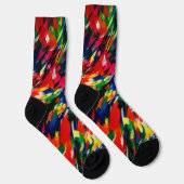 Chaussette Jour d'été venteux Abstrait (Droite)