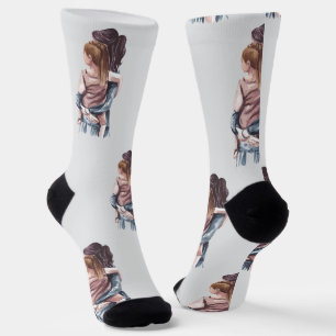 Chaussette Joyeuse Fête des Mères