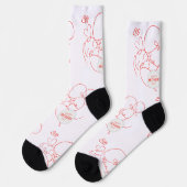 Chaussette Joyeuse Fête des Mères  (Gauche)