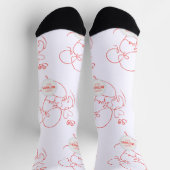 Chaussette Joyeuse Fête des Mères  (Haut)
