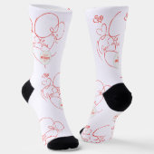 Chaussette Joyeuse Fête des Mères  (Angulaire)