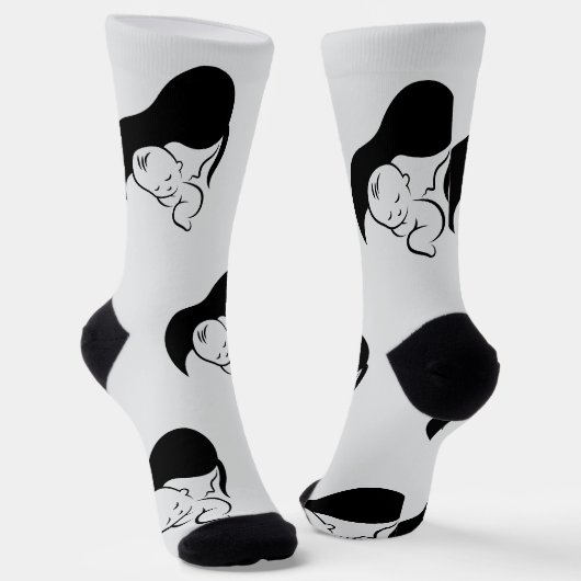 Chaussette Joyeuse Fête des Mères (Angulaire)