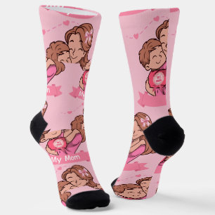 Chaussette Joyeuse Fête des Mères 