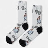Chaussette Joyeuse Fête des Mères (Gauche)