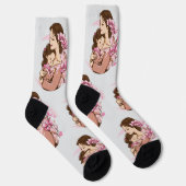 Chaussette Joyeuse Fête des Mères (Droite)