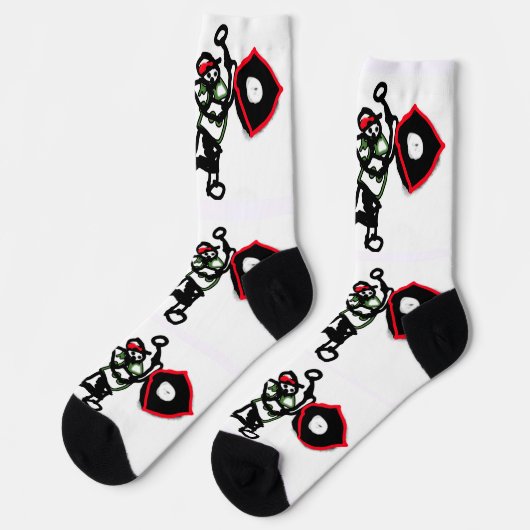 Chaussette Joyeuse fête des pères golfeurs (Gauche)