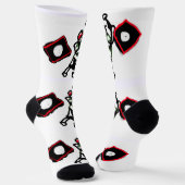 Chaussette Joyeuse fête des pères golfeurs (Angulaire)