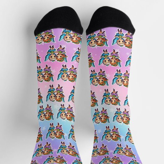 Chaussette Joyeuses fées (Haut)