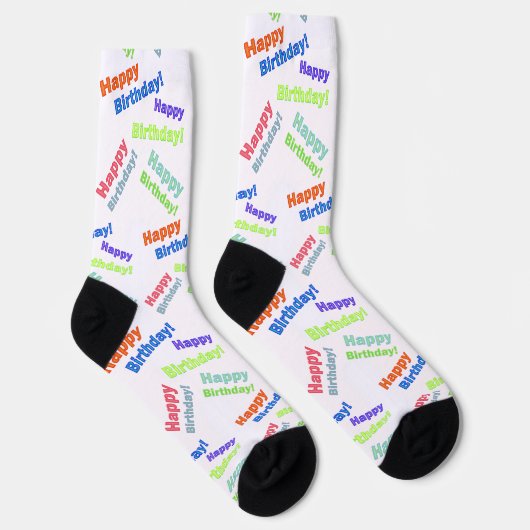 Chaussette Joyeux Anniversaire (Droite)