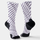 Chaussette Joyeux Anniversaire ! Écriture noire (Angulaire)