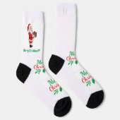 Chaussette Joyeux cadeau de Noël Père Noël durable Premium (Droite)