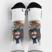 Chaussette Joyeux Coque de Noël Mate (Haut)