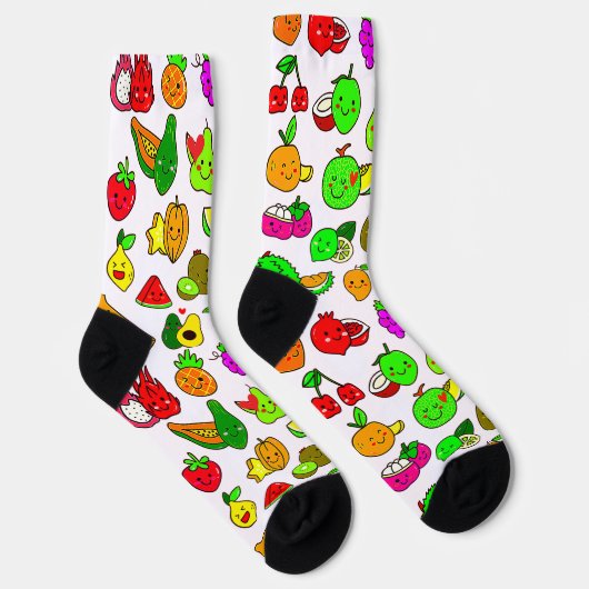 Chaussette Joyeux Fruits ! (Droite)