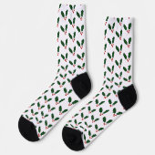 Chaussette Joyeux Holly Days Festive Holly Motif (Gauche)