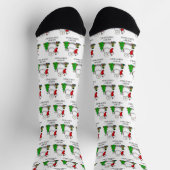 Chaussette Joyeux Noël 2 Arbre Stocker Snowman (Haut)