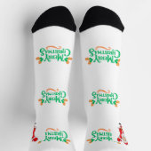 Chaussette Joyeux Noël Cadeaux super doux Cool (Haut)