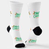 Chaussette Joyeux Noël Cadeaux super doux Cool (Angulaire)