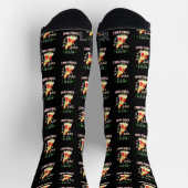 Chaussette Joyeux Noël Cheesy Noël Noël Père Noël Pizza Noël (Haut)