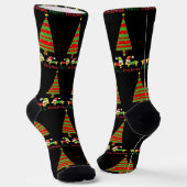 Chaussette Joyeux Noël (Chiens de Père Noël) (Angulaire)