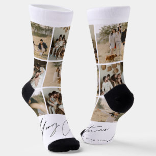 Chaussette Joyeux Noël Équipe Premium Durable Personnalisé