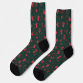 Chaussette Joyeux Noël Fête de fin d'année (Gauche)
