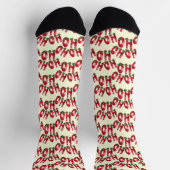 Chaussette Joyeux Noël Ho, Ho, Ho (Haut)