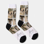 Chaussette Joyeux Noël personnalisé Écran de qualité supérieu (Droite)