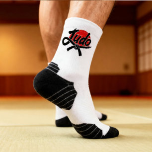 Chaussette Judo - Ceinture noire - Soleil levant
