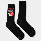 Chaussette Judo - Entraîné à Jeter - Construit pour S'élever (Droite)
