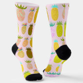 Chaussette Juicy Pineapple Bubblegum Pattern (Angulaire)